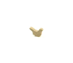 Pion poule naturel en bois 30 x 19 x 8 mm