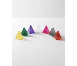 Pion pyramide translucide 15 x 20 mm de jeu à l'unité