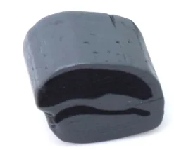 Pion rocher charbon en bois gris et noir pour jeu 15 x 15 x 10 mm