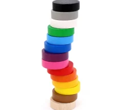 Pion rond 3.1 cm pour jeu - jeton en bois 31 x 8 mm à l'unité
