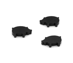 Pion sanglier ou cochon noir en bois 30 x 14 x 8 mm.