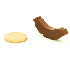 Pion saucisse marron 30 x 11 x 5 mm