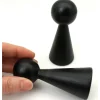6 Pions bois XXL 10 cm 6 couleurs. Grands pions 100 mm diam 43 mm