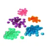 100 Pions de loto ronds 15 mm de diamètre - jetons de la même couleur