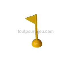 6 Pions drapeaux de jeu multicolores- mini fanions en 6 couleurs