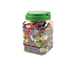500 Pions empilables de couleur pour jeux 20 x 10 mm
