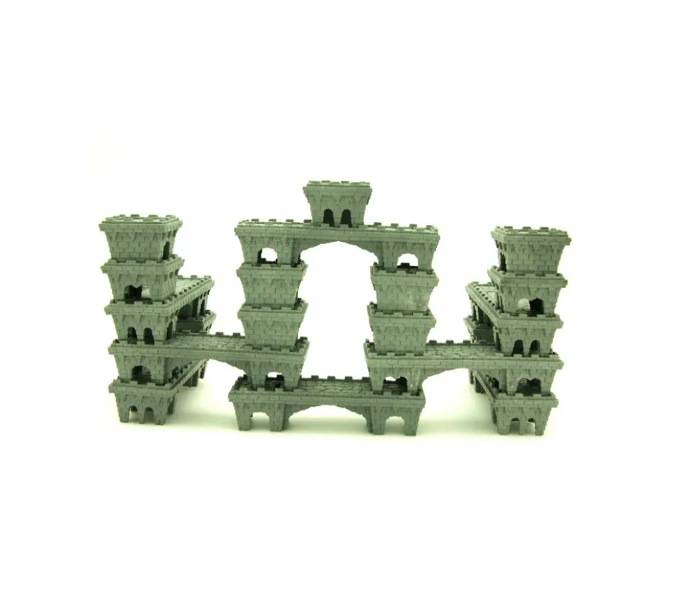 40 Pions tours de Château empilables pour jeux 28x28x20 mm