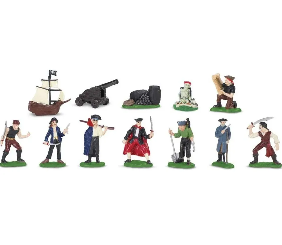 Pirate : 10 figurines de jeu pirate
