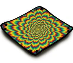 Piste de dés Fleur de feu 21 cm x 21 cm