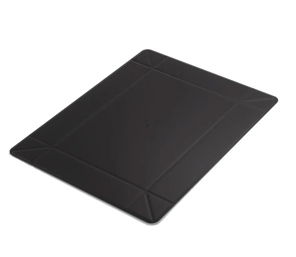 Piste de dés rectangulaire magnétique 28 x 21 cm noir et grise - gamegenic