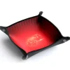 Piste de dés rouge 21 cm RUBIS