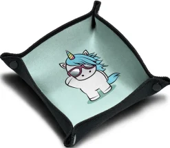 Piste de dés souple licorne 21x 21 cm