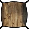 Piste de dés souple néoprène décor bois 21x 21 cm