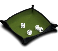 Piste de dés verte 21 cm néoprène