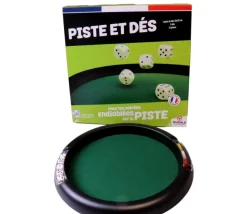 Piste dés 421 de 33 cm - 5 dés + jetons