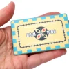 Plaque céramique jaune poker valeur 1000 - 40 gr