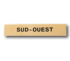 Plaque en bois points cardinaux 10 cm