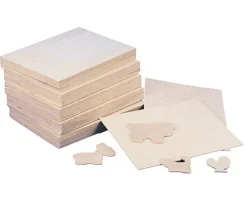 10 Plaques fines en bois contreplaqué 33 x 24 cm