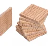 10 plaques 10 x 10 x 1 cm - Barres centaines Base 10 bois naturel