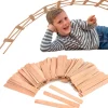 99 plaquettes en bois naturel 18 cm grands batonnets construction jeux