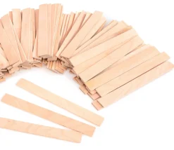 99 plaquettes en bois naturel 18 cm grands batonnets construction jeux