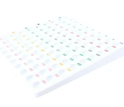 Plateau 1 à 90 contrôle tirage loto Grand modèle pour boules 22 mm (sans boules)