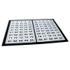 Plateau pliable contrôle loto tirage jetons 1 à 90