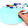 Plateau souple effaçable rond 33 cm pour jeux
