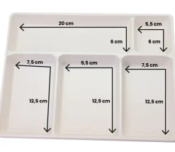4 Plateaux de tri 5 compartiments (compatible R2N)