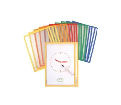 10 Plateaux transparents effaçables supports de fiches clearboard
