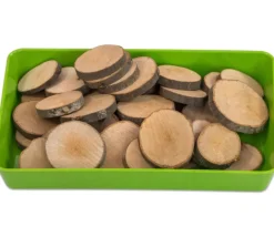 5 plateaux verts Bioplastique barquettes 12 x 18 x 2.5 cm PM