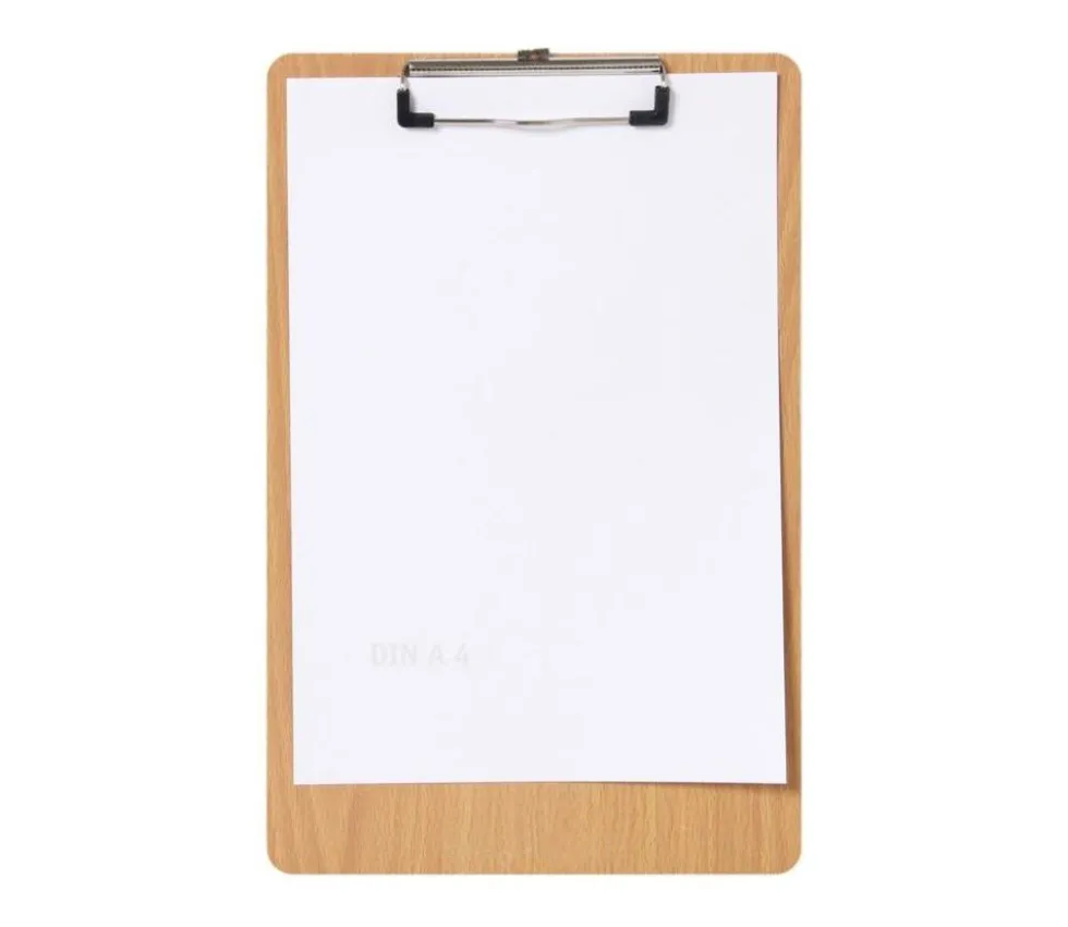 Porte bloc A5 - mini écritoire à pince bois (support pour noter)