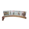Porte-cartes à jouer arrondi en bois de 50 cm
