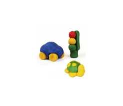 4 pots de Pâte à modeler colorée