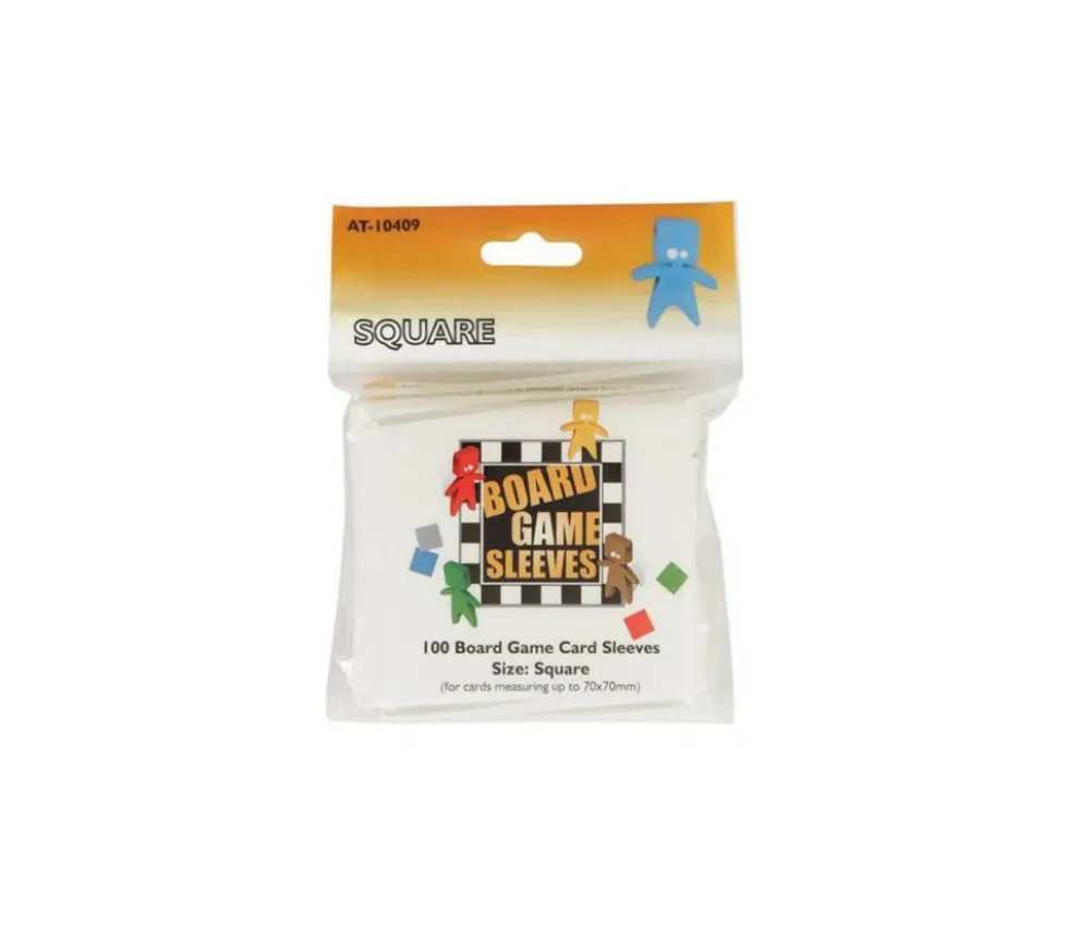 100 protèges cartes Carré 70 x 70 mm pochette sleeves square Tinmen