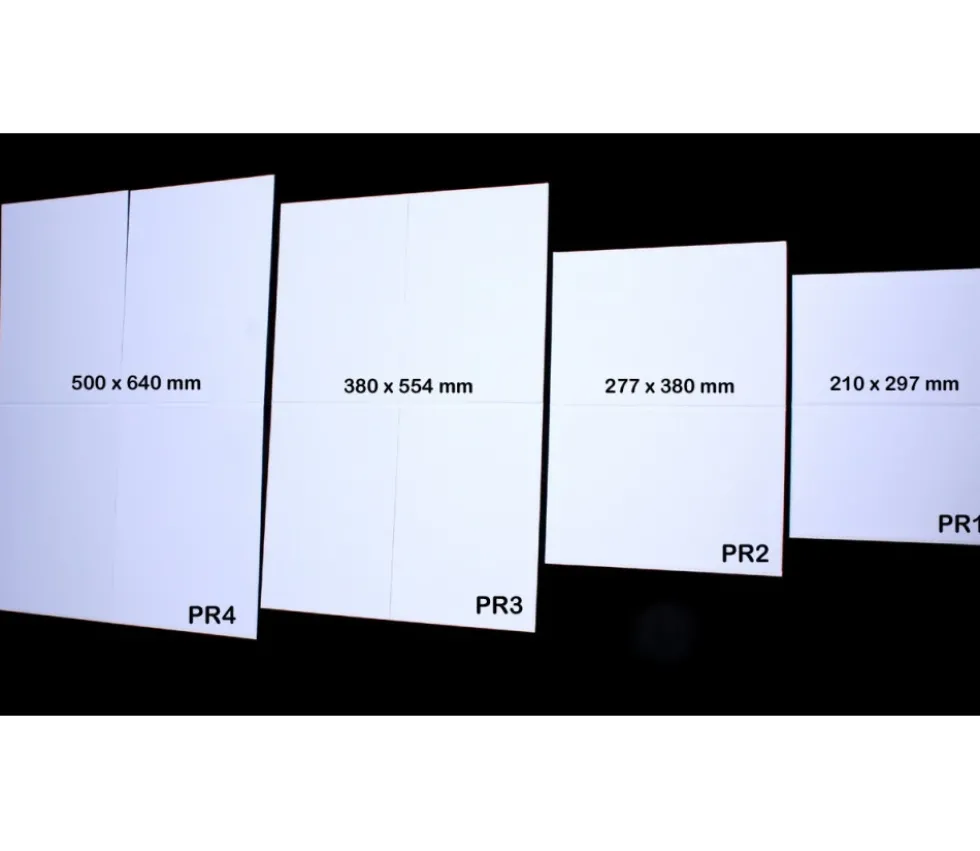 PR1 Plateau de jeux petit format 298 x 210 mm blanc pliable