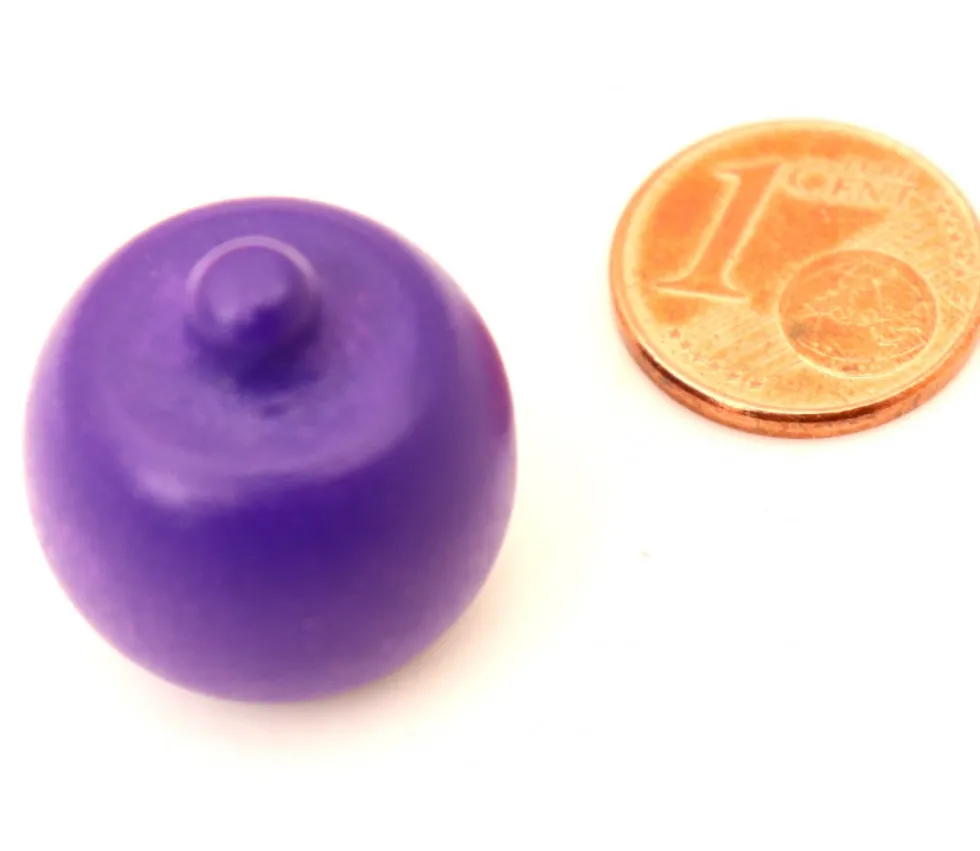 Prune en bois fruit violet de 20 x 20 mm