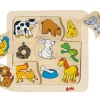 Puzzle bois Qui mange quoi ? Jeu alimentation des animaux