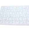 Puzzle carton blanc 54 pièces à personnaliser 24 x 16 cm