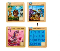 Puzzle - casse tête en bois 2 en 1 LION