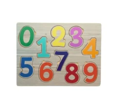 Puzzle des chiffres en bois - 30 x 21 cm