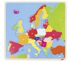 Puzzle en bois découverte des pays d'Europe - 35 pièces