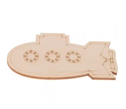 Puzzle en bois naturel véhicules 8 pièces