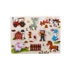 Puzzle en bois 10 à 11 pièces à encastrer La ferme