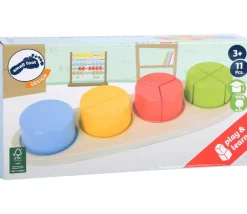 Puzzle Fraction éducation en bois