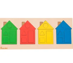Puzzle Maisons des formes et couleurs