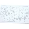10 Puzzles carton blanc 30 pièces à personnaliser 20 x 13 cm