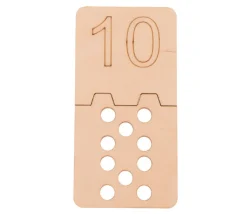 10 Puzzles des chiffres - 2 pièces à assembler