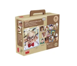 12 Puzzles Les enfants heureux du monde - 3, 4 et 6 pièces
