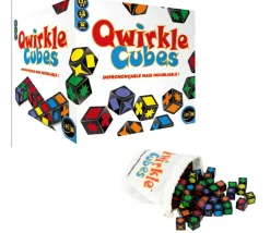Qwirkle Cubes - Version cubes dés à jouer jeu formes et couleurs